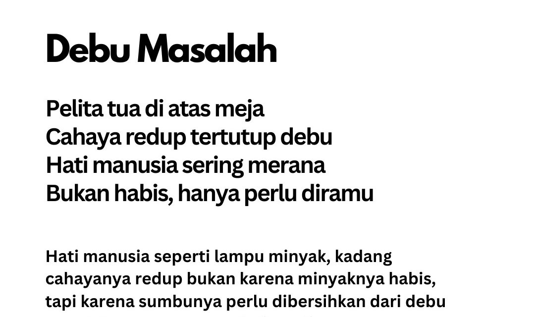 Debu Masalah