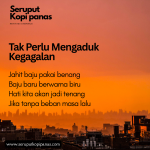 Tak Perlu Mengaduk Kegagalan