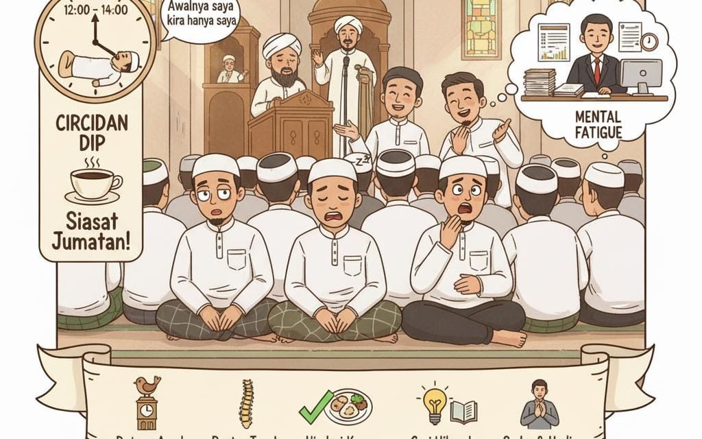 Kenapa Saat Jumatan Suka Mengantuk? Ini Alasan dan Solusinya