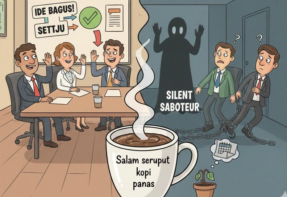 Silent Saboteur dalam Organisasi: Mengapa Banyak Ide Hebat Berhenti di Rapat